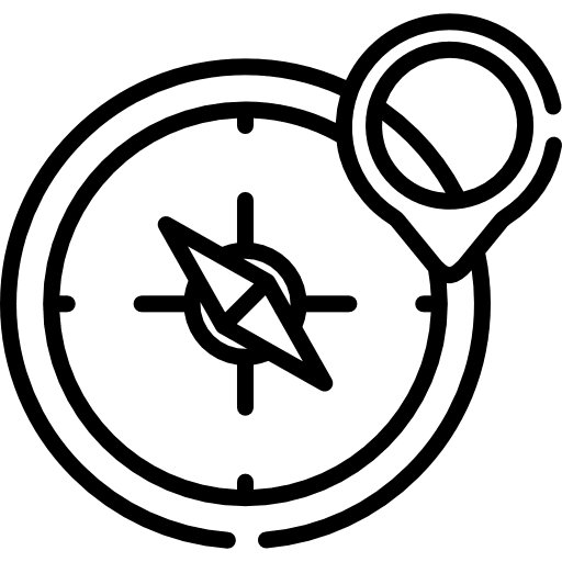 Compass tools and utensils placeholder sports and competition icon