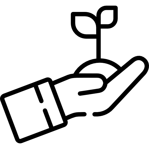 Growth plant self development ecology icon