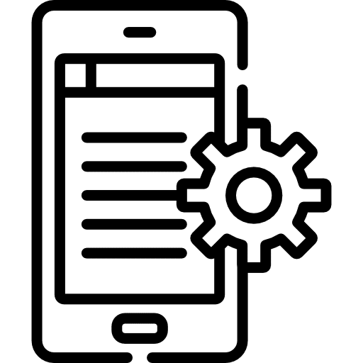 Smartphone interface smartphone mobile phone icon