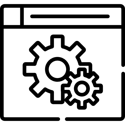 Browser settings browser interface icon