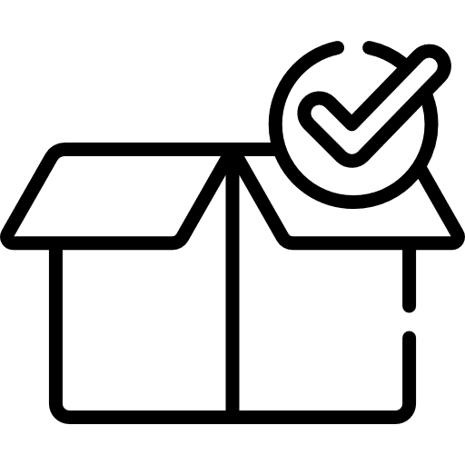 Package fragile business tools and utensils icon