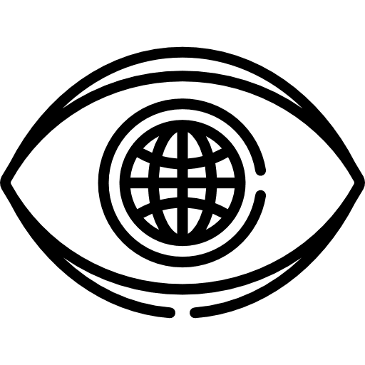 Vision vision grid world icon