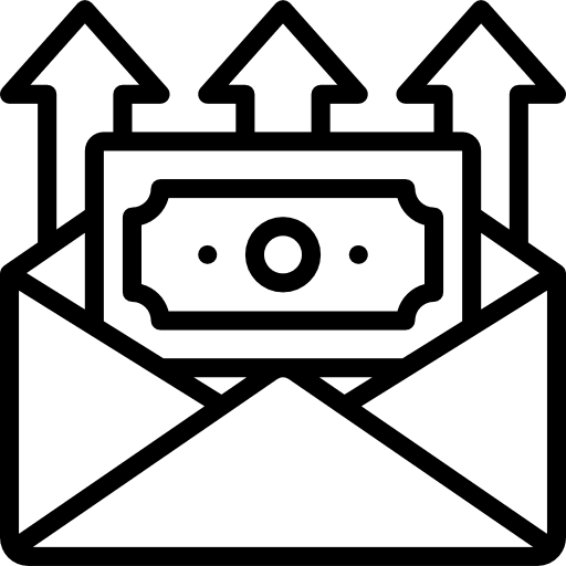 Salary dollar money commerce and shopping icon