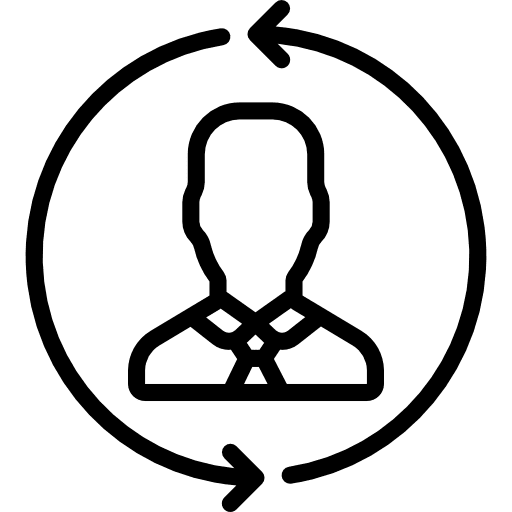 Employee user business and finance people icon