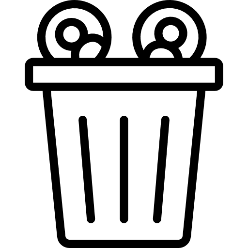 Garbage interface basket miscellaneous icon