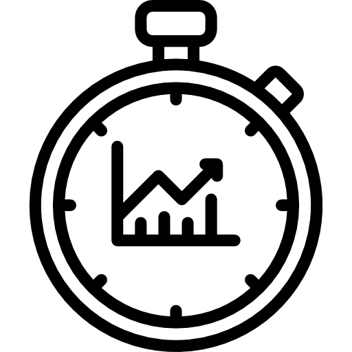 Stopclock stopclock dollar chronometer icon