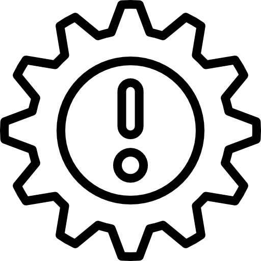 Warning signs warning signaling icon