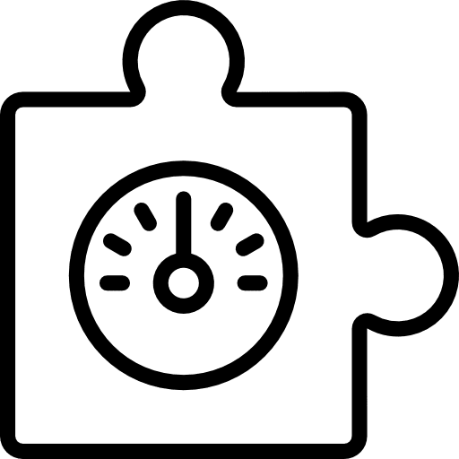 Puzzle miscellaneous speedometer puzzle icon