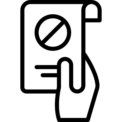 Quit hand archive quit icon