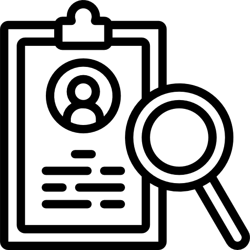 Resume personal profile resume curriculum vitae icon