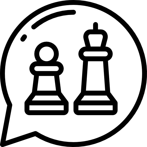 Strategy strategy miscellaneous conversation icon