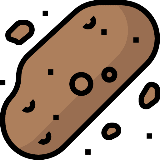 Asteroid meteor asteroid comet icon