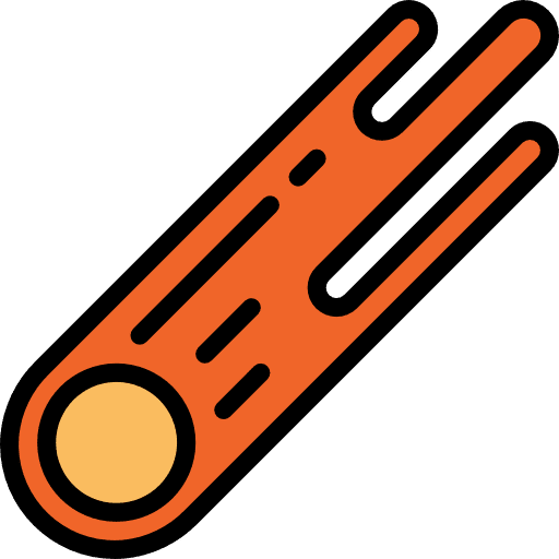 Falling star sky miscellaneous comet icon Falling star sky miscellaneous comet icon