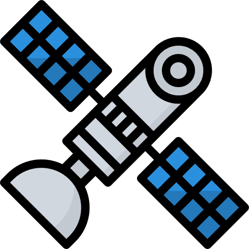 Satellite electronics smartphones satellite icon