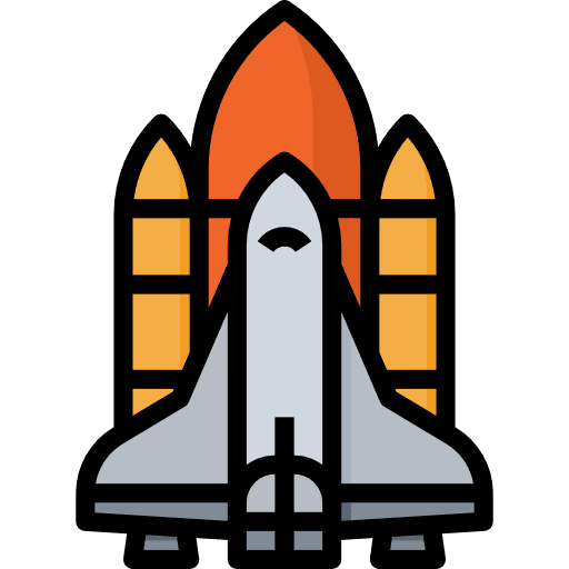 Spaceship spaceship transportation transport icon