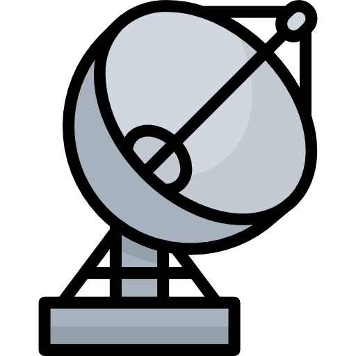 Antenna signal technology communications icon Antenna signal technology communications icon