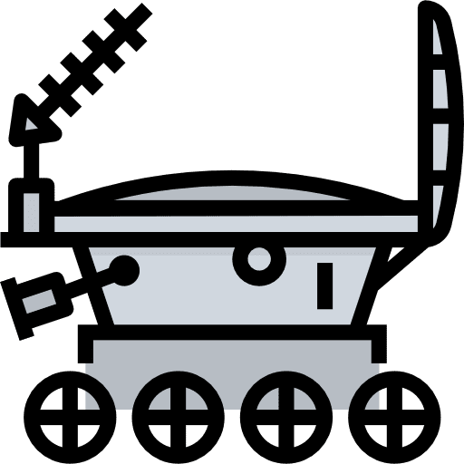 Lunojod exploration science technology icon Lunojod exploration science technology icon