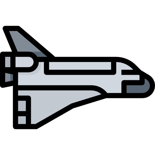 Space shuttle technology space galaxy icon Space shuttle technology space galaxy icon