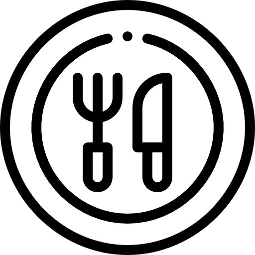 Hot dish serving dish hot dish lunch icon