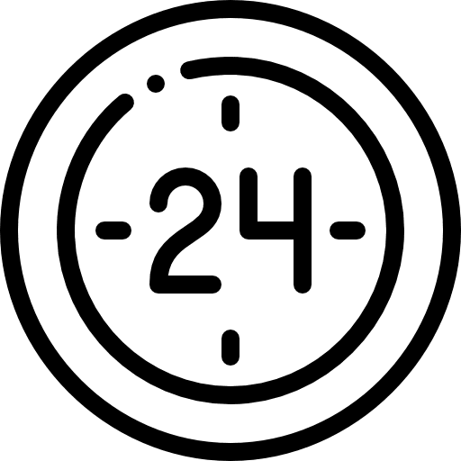 24 hours information 24 hours communications icon 24 hours information 24 hours communications icon