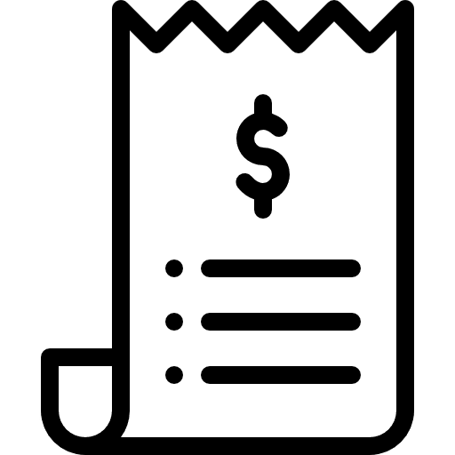 Bill files and folders business and finance bill icon Bill files and folders business and finance bill icon