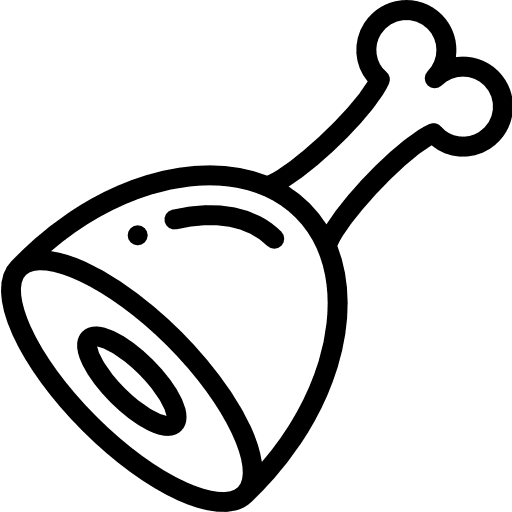 Ham nutrition meat food icon Ham nutrition meat food icon