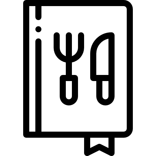 Menu cutlery food and restaurant paper icon Menu cutlery food and restaurant paper icon