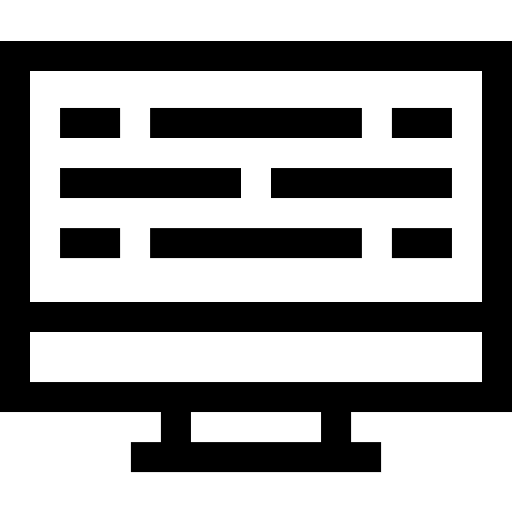 Code website screen web page icon