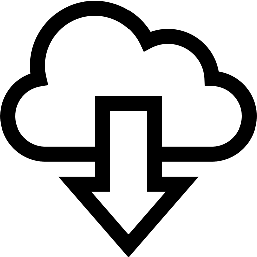 Download cloud computing download ui icon Download cloud computing download ui icon