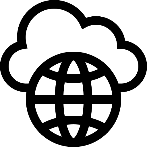 Global worldwide astronomy global icon