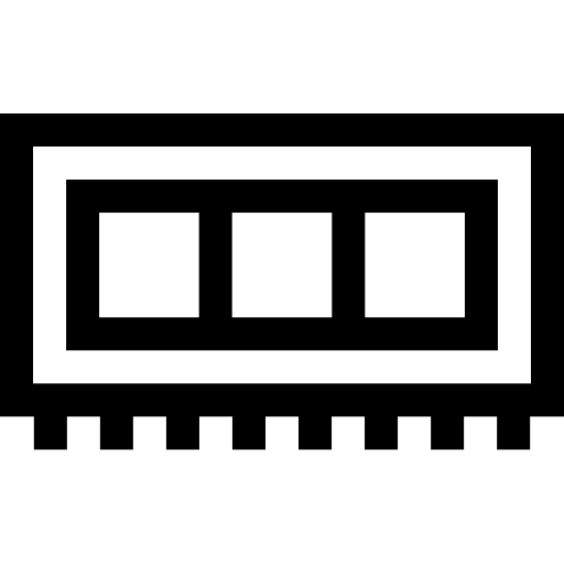 Ram ui ram technology icon