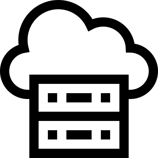 Server database cloud ui icon Server database cloud ui icon