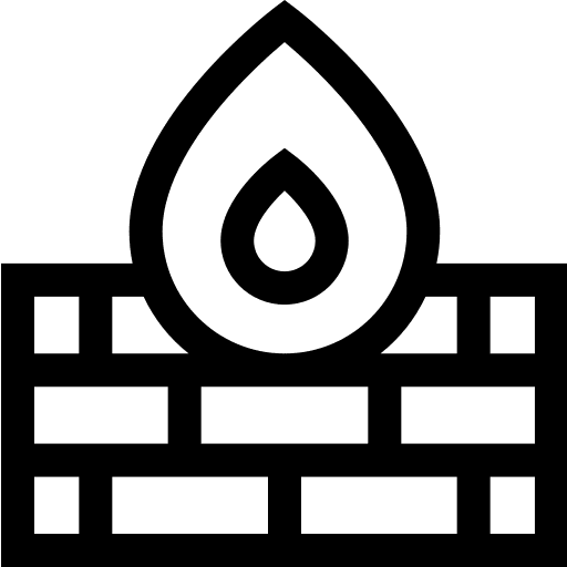 Firewall technology computer secure icon Firewall technology computer secure icon