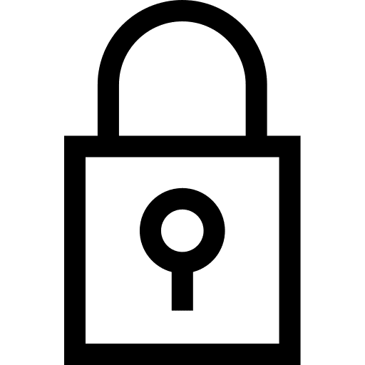 Lock restricted computer pass icon Lock restricted computer pass icon