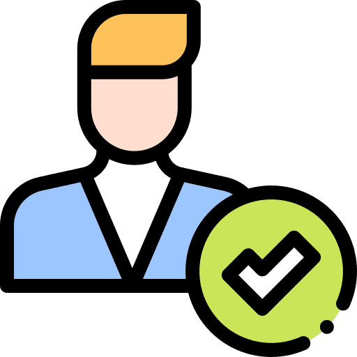 Approval human assign credibility icon