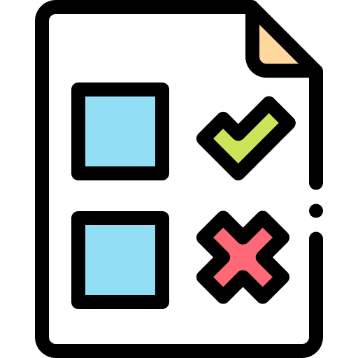 Check list project status voting election icon Check list project status voting election icon