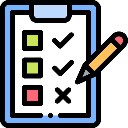 Check list register pencil criteria icon