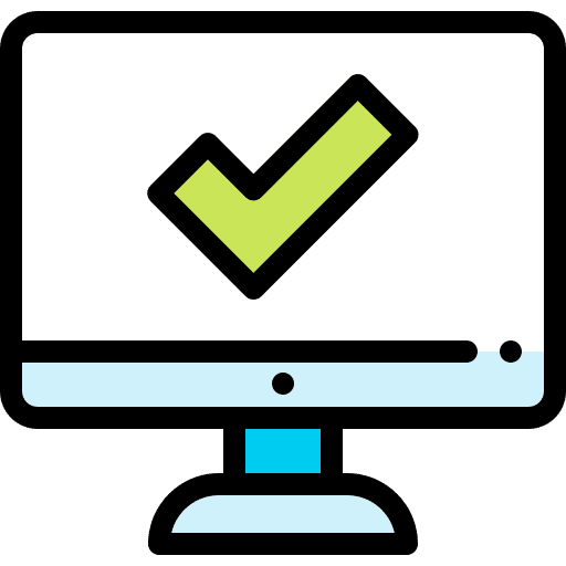 Check testing technology computer icon