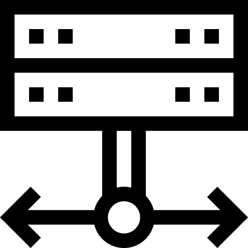 Server computer technology network icon Server computer technology network icon