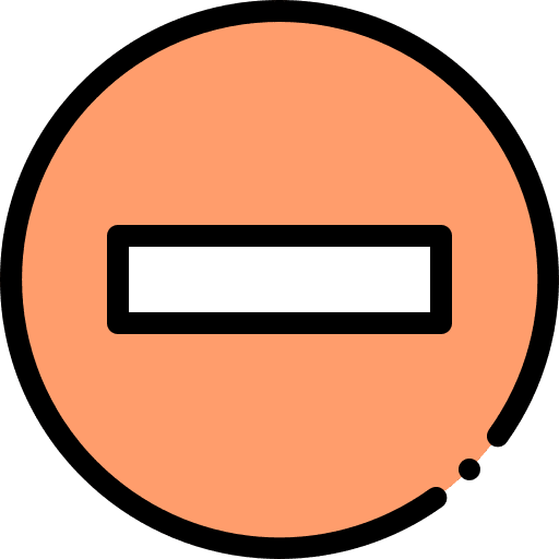 Button button interface minus icon Button button interface minus icon