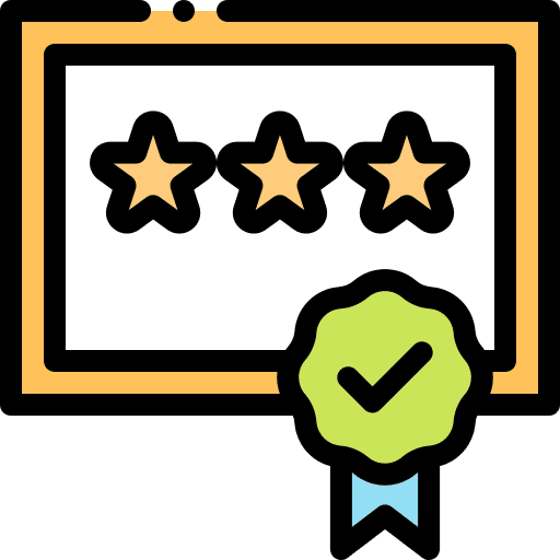 Certificate stars degree files and folders icon Certificate stars degree files and folders icon