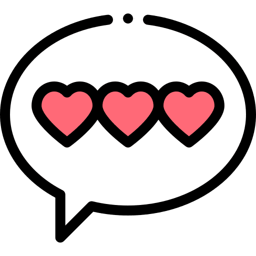 Chat rate like communications icon Chat rate like communications icon