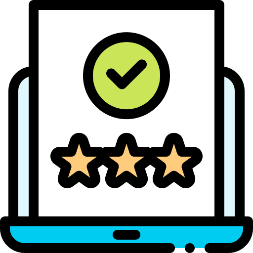 Check mark seo and web website like icon Check mark seo and web website like icon