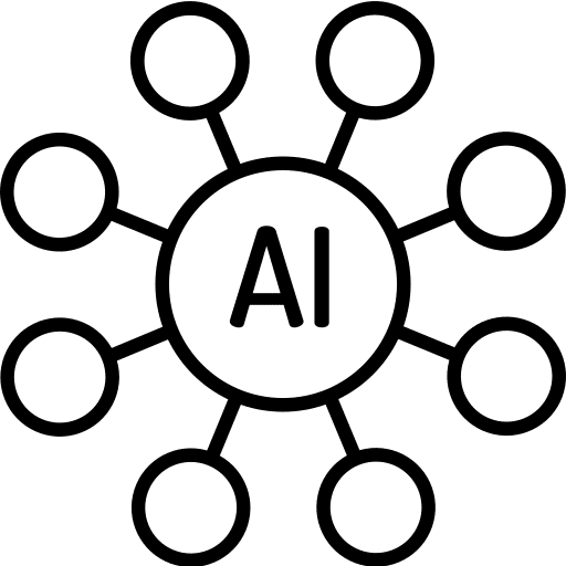 Ai ai electronics data icon