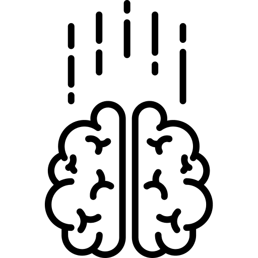 Brain body organ people healthcare and medical icon