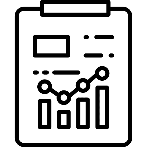 Data analytics graph data analytics business icon