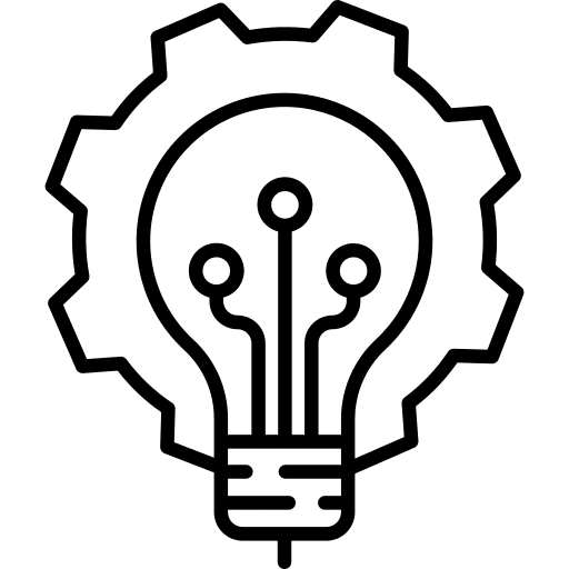 Technology idea energy innovation icon