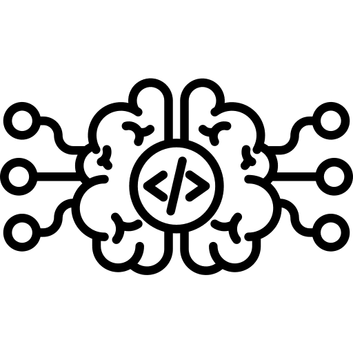 Ai computer ui web programming icon