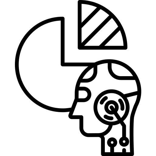 Analytics electronics chart business and finance icon