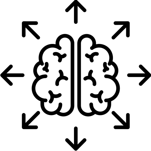 Human brain brain medical education icon